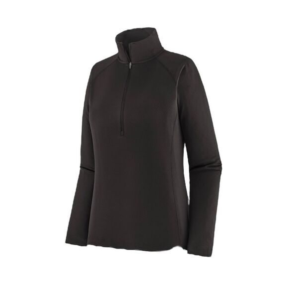Patagonia Women's Capilene Midweight Zip Black XL Baselayer Outdoor Regulator - Picture 1 of 7